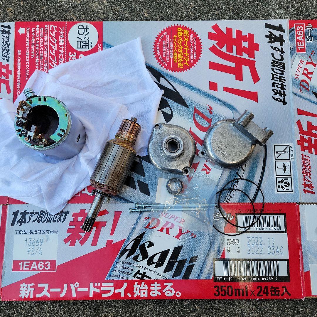 ホーク セルモーター hawk CB ばぶ CB250 CB400 分解清掃済み