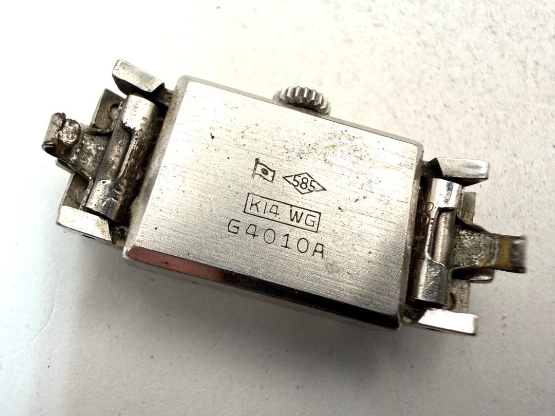 u*i様 f2873 grace グレース 腕時計 K14WG 手巻き ビンテー