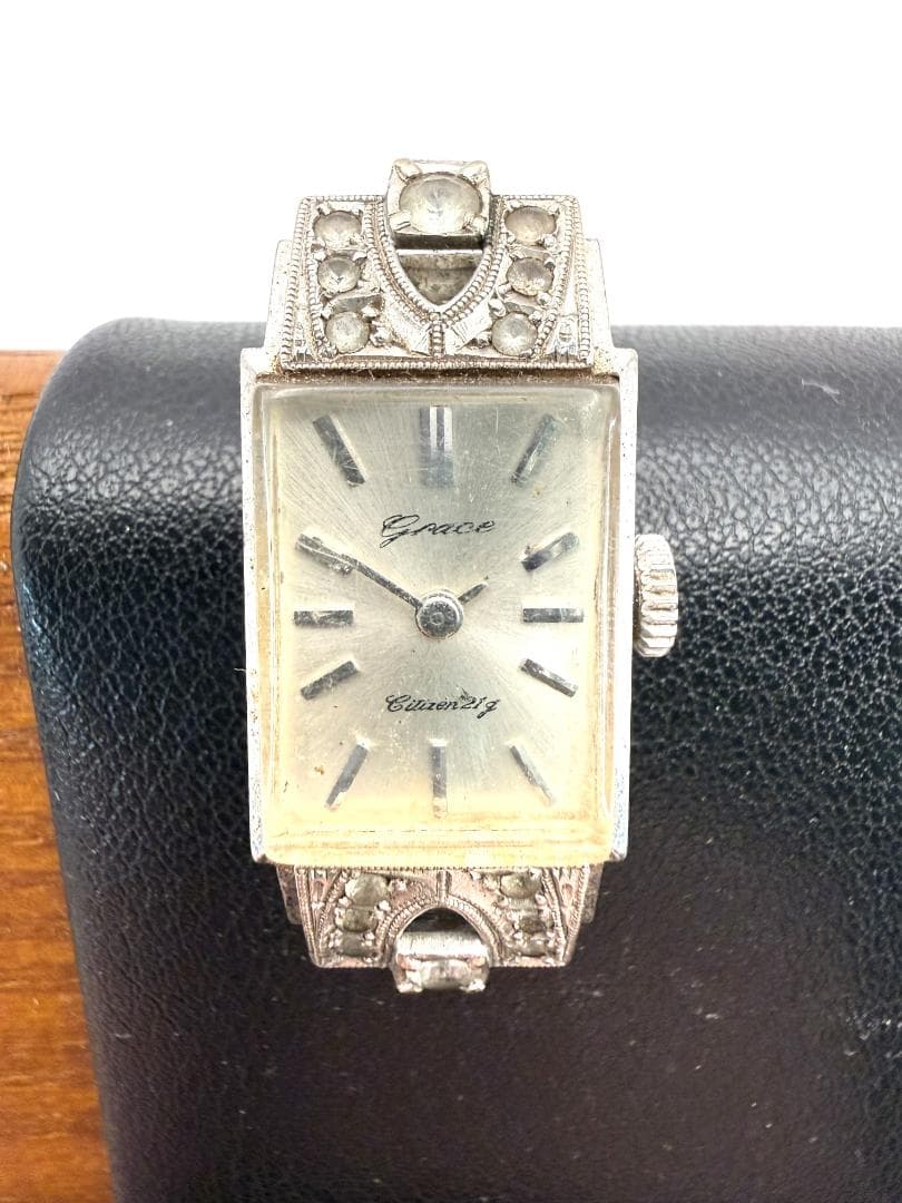 u*i様 f2873 grace グレース 腕時計 K14WG 手巻き ビンテー