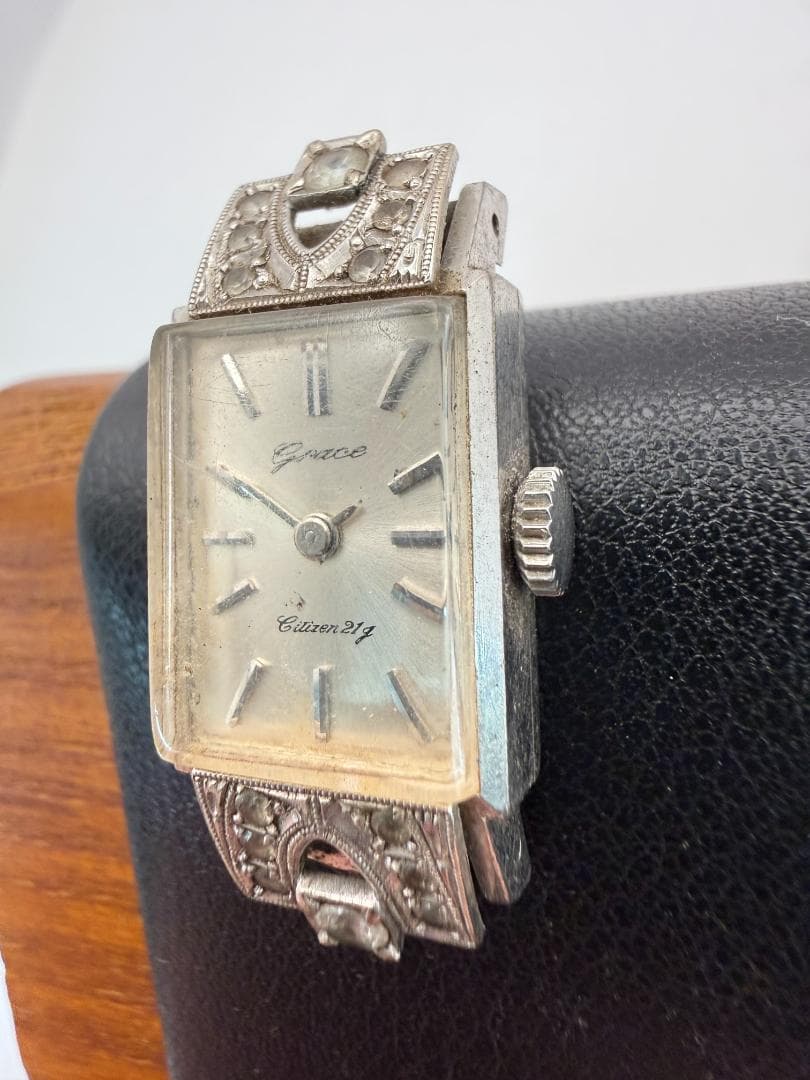 u*i様 f2873 grace グレース 腕時計 K14WG 手巻き ビンテー