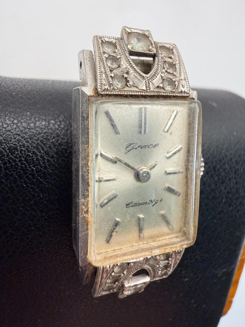 u*i様 f2873 grace グレース 腕時計 K14WG 手巻き ビンテー