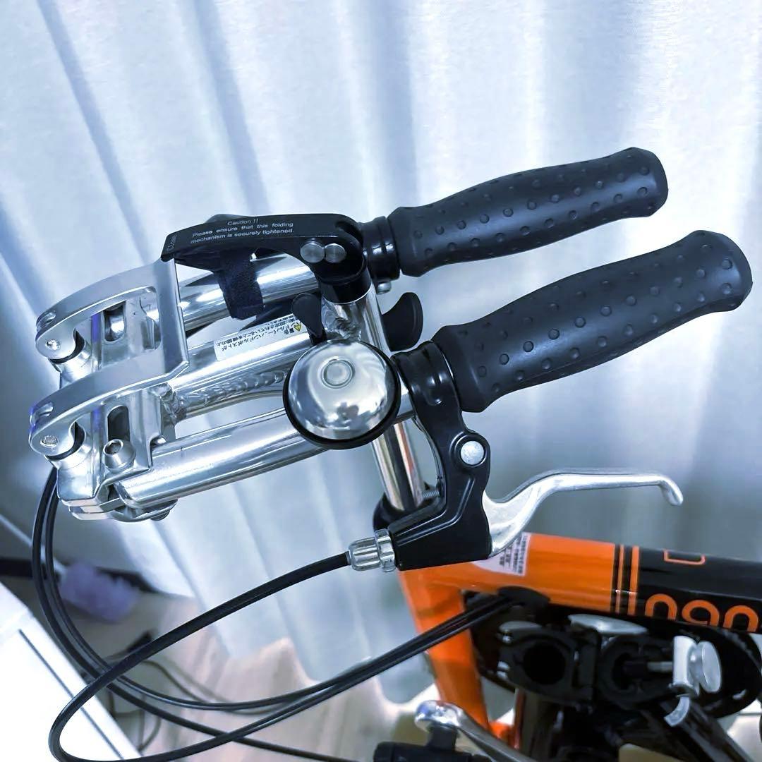 NANOO 「ナノー」 12インチ 折り畳み自転車　オレンジ