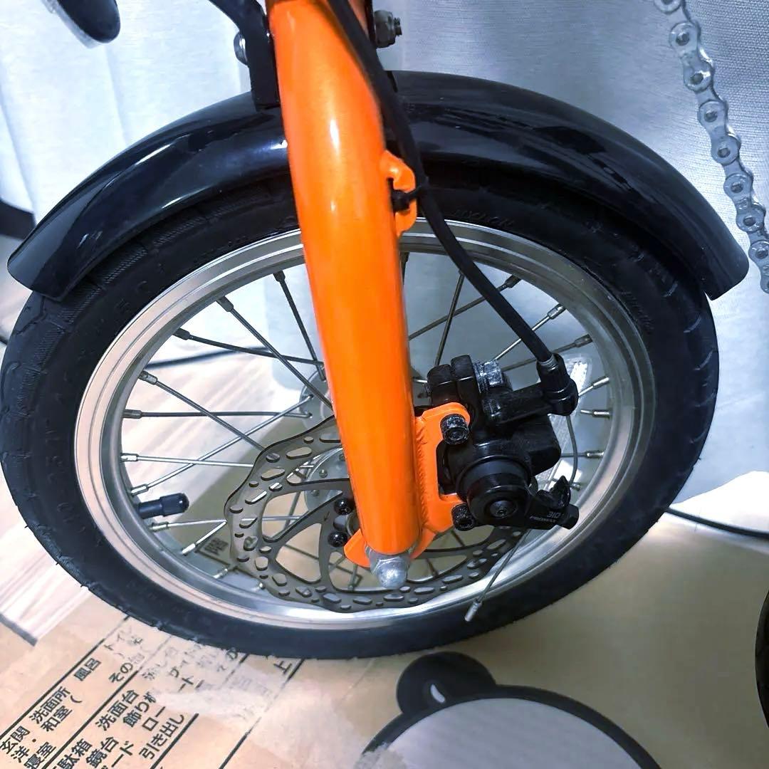 NANOO 「ナノー」 12インチ 折り畳み自転車　オレンジ