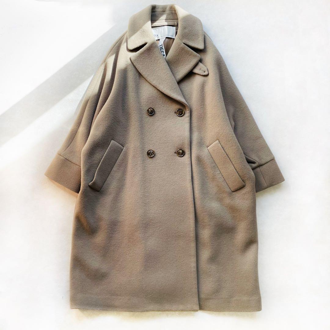 美品✴︎Ticca テントコート 希少カラー スタンド ウール ティッカ