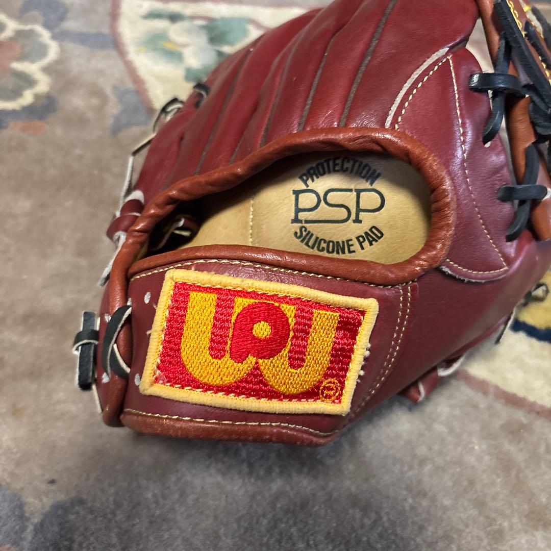 ワールドペガサス 右投げ 投手〜内野手用 グローブ 昭和レトロ