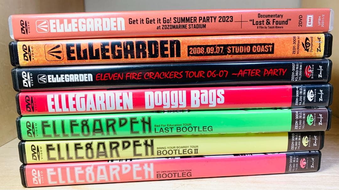 ELLEGARDEN エルレガーデン DVD 全7枚 セット