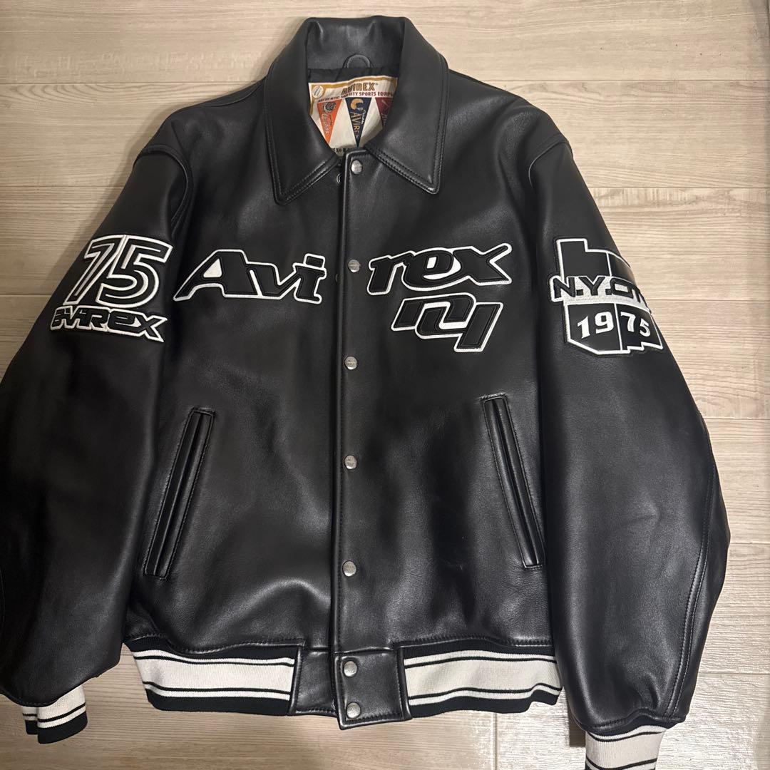 限定価格AVIREX 90'S GOALERS VARSITY JACKET L
