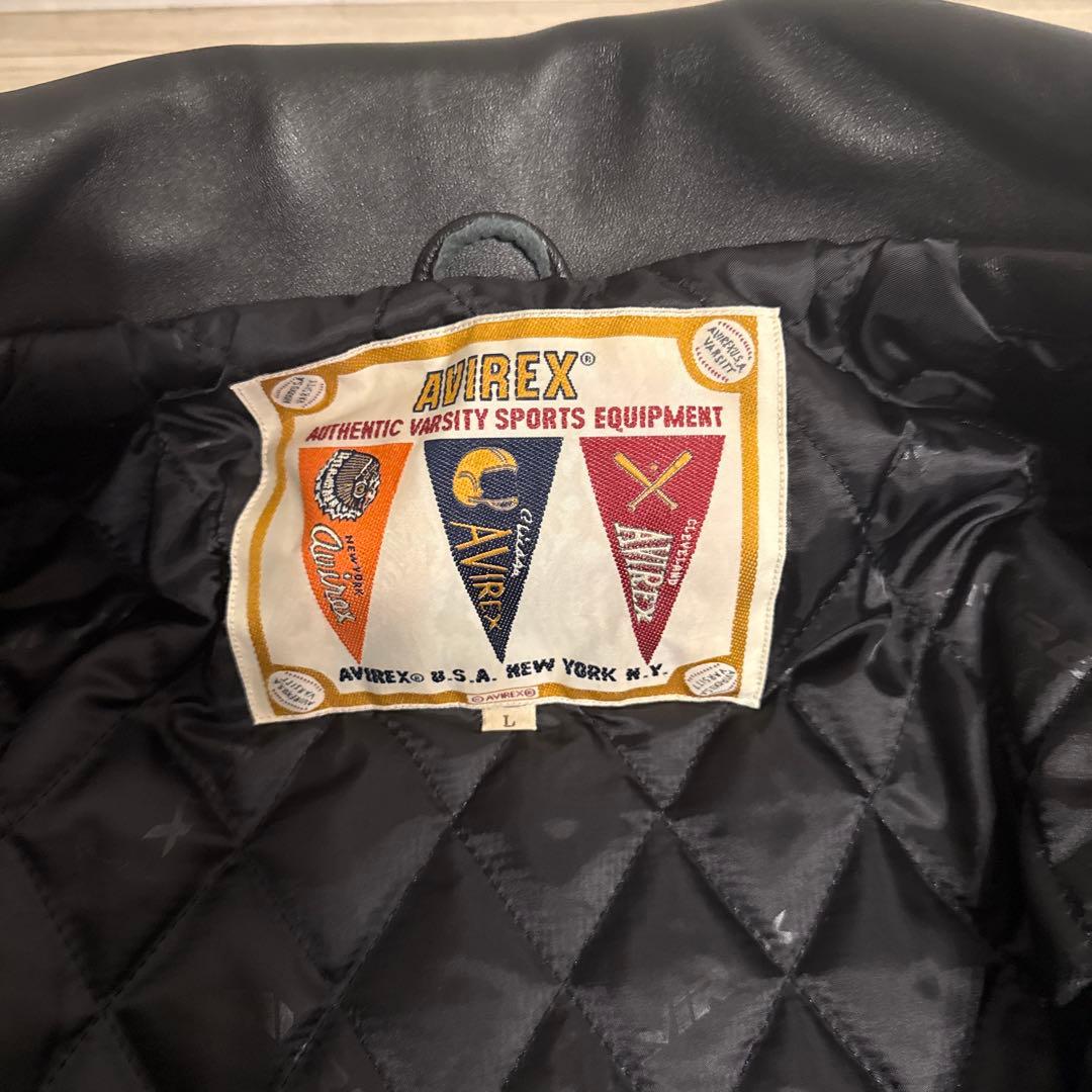 限定価格AVIREX 90'S GOALERS VARSITY JACKET L