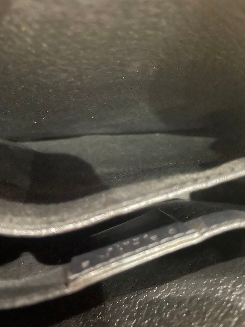 オールド　セリーヌ　ポーチ　セカンドバッグ　黒マカダム　がま口　トリオンフ