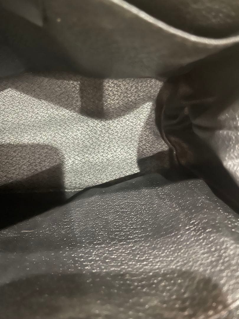 オールド　セリーヌ　ポーチ　セカンドバッグ　黒マカダム　がま口　トリオンフ