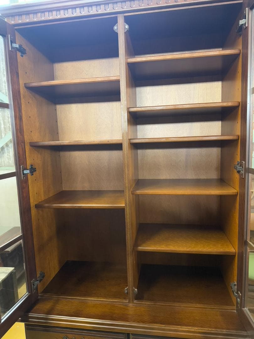 太田長 ATLANTA アトランタ ガラス扉 縦型キャビネット