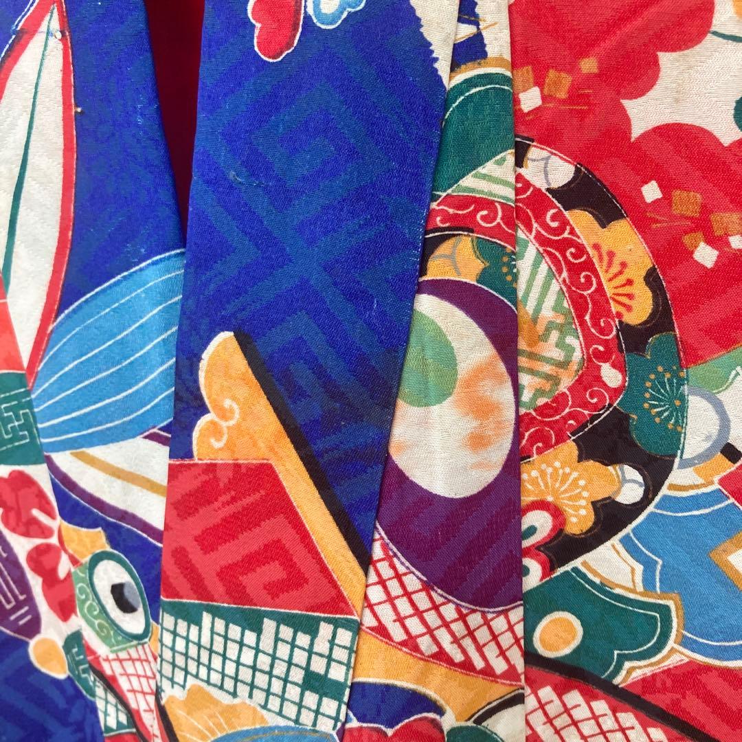 アンティーク　女の子　子供着物　七五三　アンティーク着物　NO24