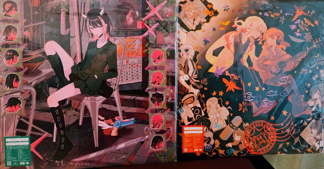 レコードケース付き!!新品未使用2枚!ずっと真夜中でいいのに。潜潜話　沈香学　!