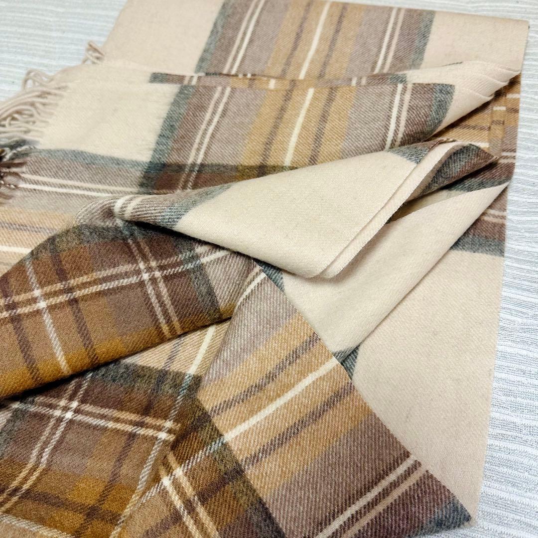 ジョンストンズ 大判ストール スコットランド　色: チェック