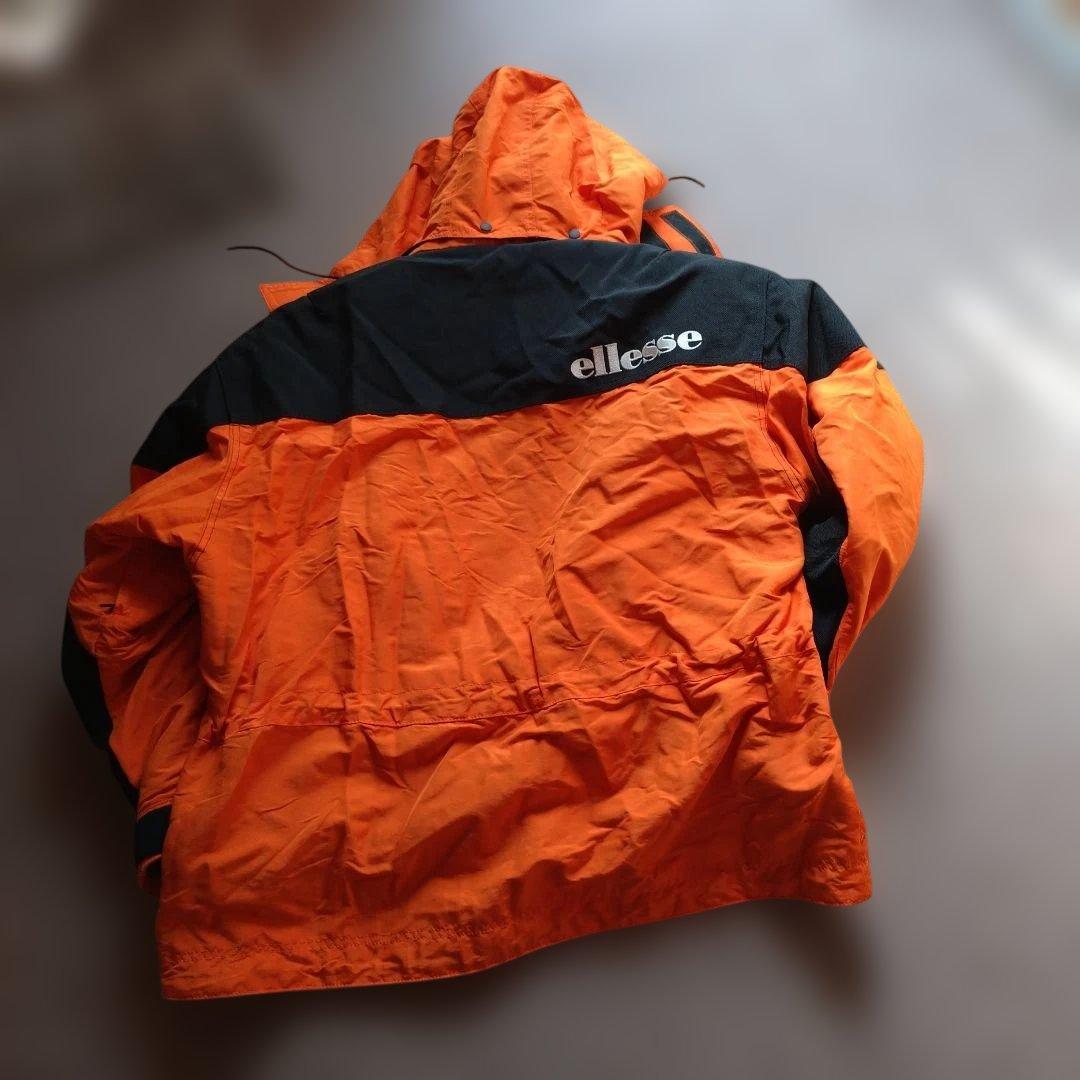 松*様 ellesse オレンジ 防水ジャケット・パンツセット、スキー、スノボー