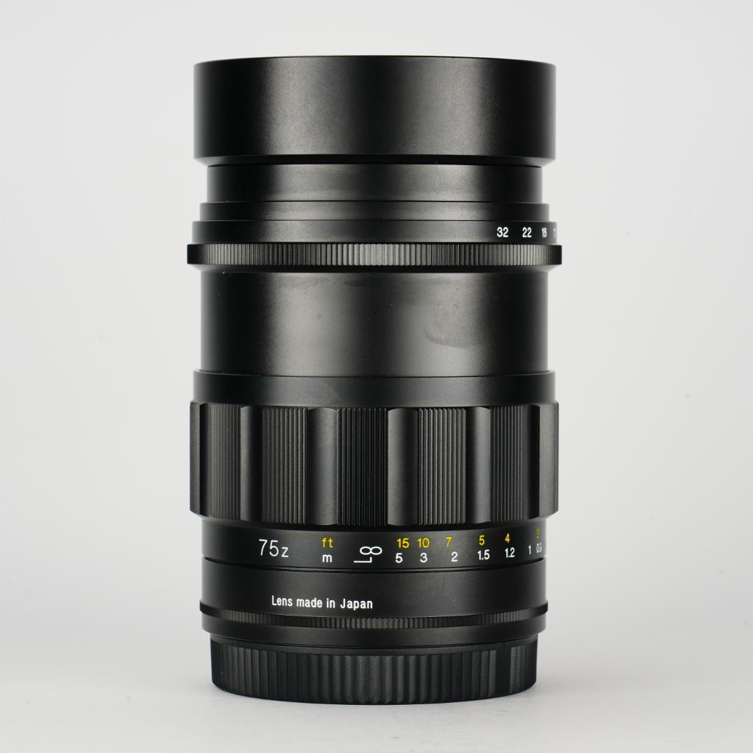 未使用級美品 NOKTON 75mm F1.5 Zマウント 大口径中望遠