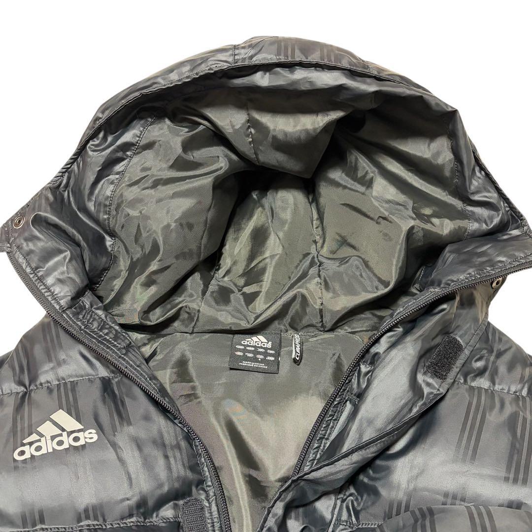 美品 アディダス ダウン　ベンチコート ロングコートCLIMAPROOF S