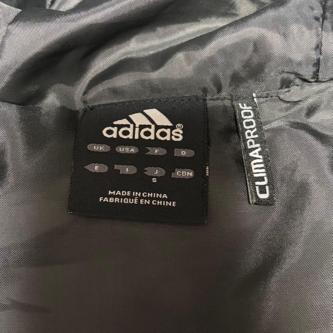 美品 アディダス ダウン　ベンチコート ロングコートCLIMAPROOF S
