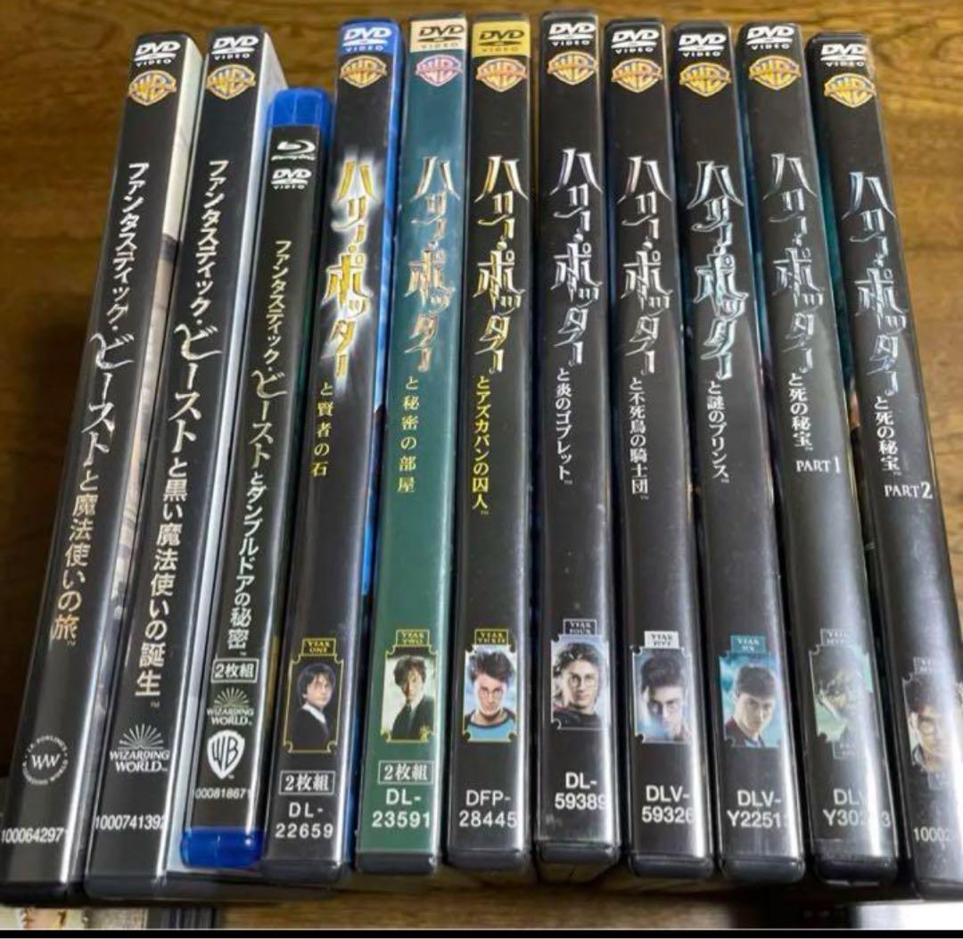 大人気❤️吹き替え付きハリーポッター全巻とフアンタビ三作品