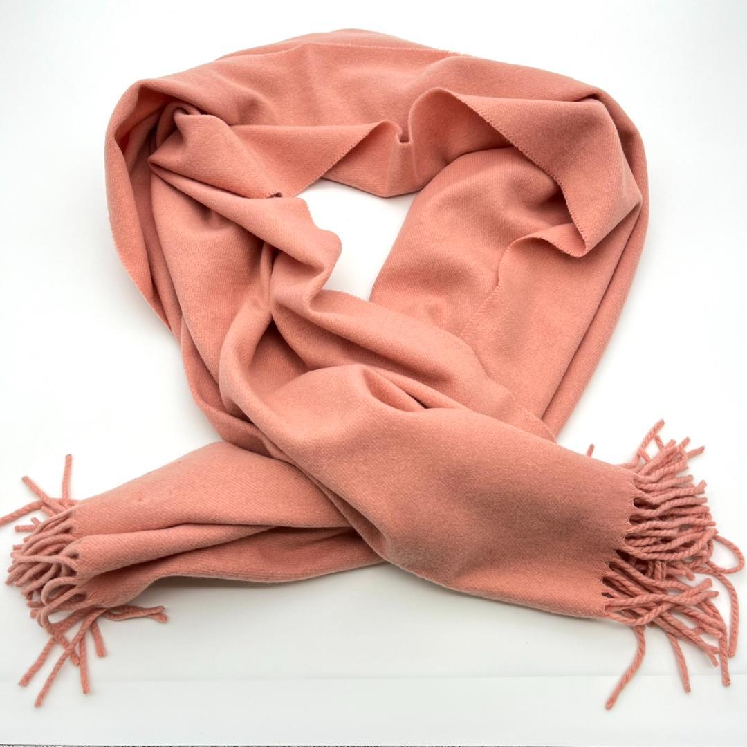 美品 アクネストゥディオズ マフラー ピンク カシミヤ100 大判 ロング