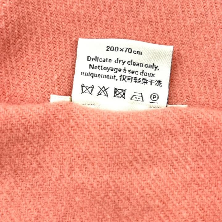 美品 アクネストゥディオズ マフラー ピンク カシミヤ100 大判 ロング