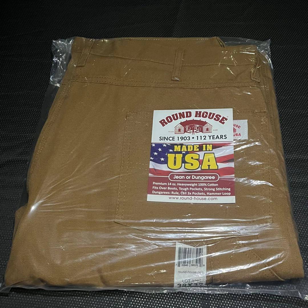 ROUND HOUSE USA製ダブルニーペインターパンツ 新品、未使用品