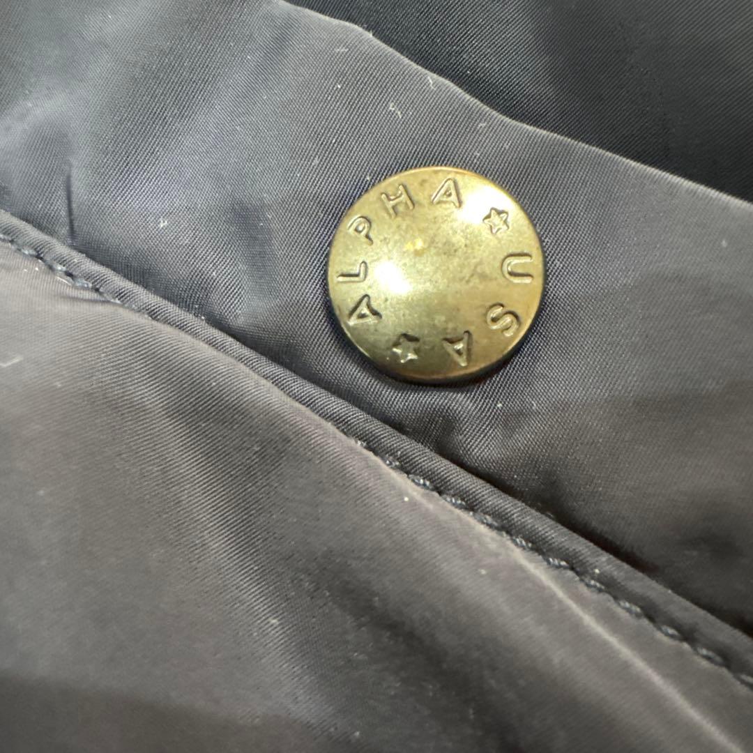 ALPHA INDUSTRIESアルファ　ma1フライトジャケット　ネイビーXL