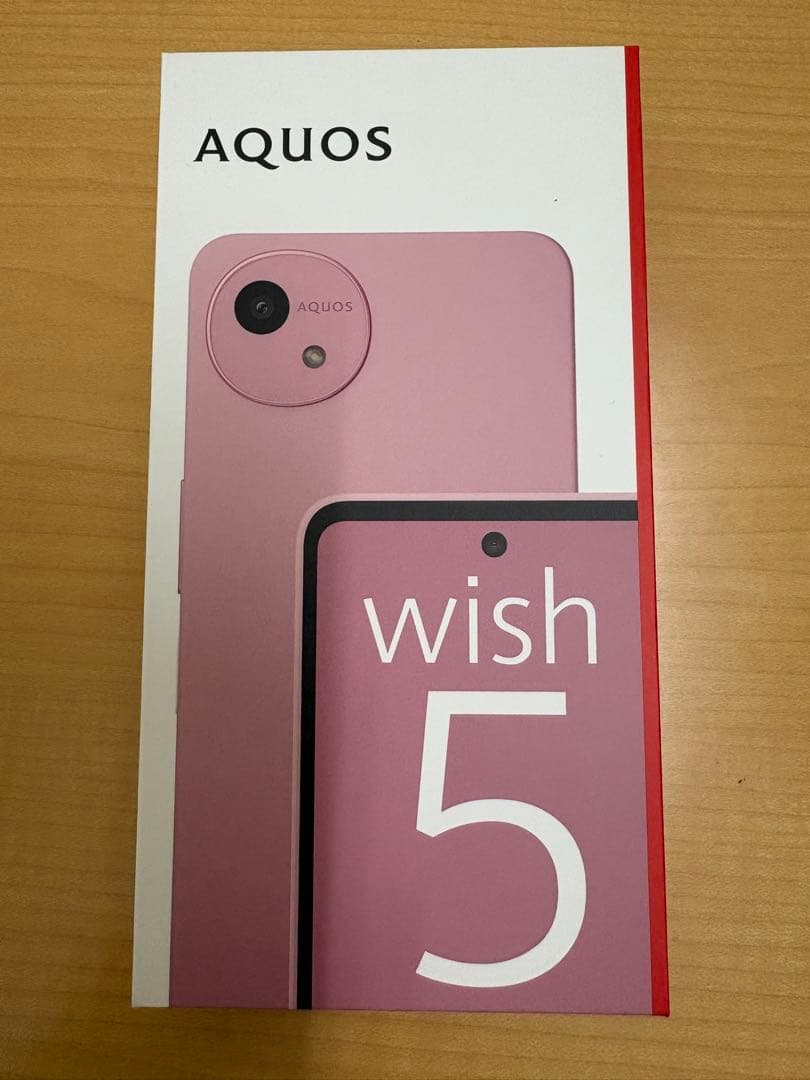【新品未使用】AQUOS wish 5 ピンク SH-52F