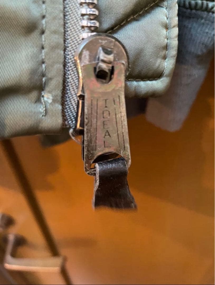 USA製 ma-1 フライトジャケット 90s ALPHA社　カーキ