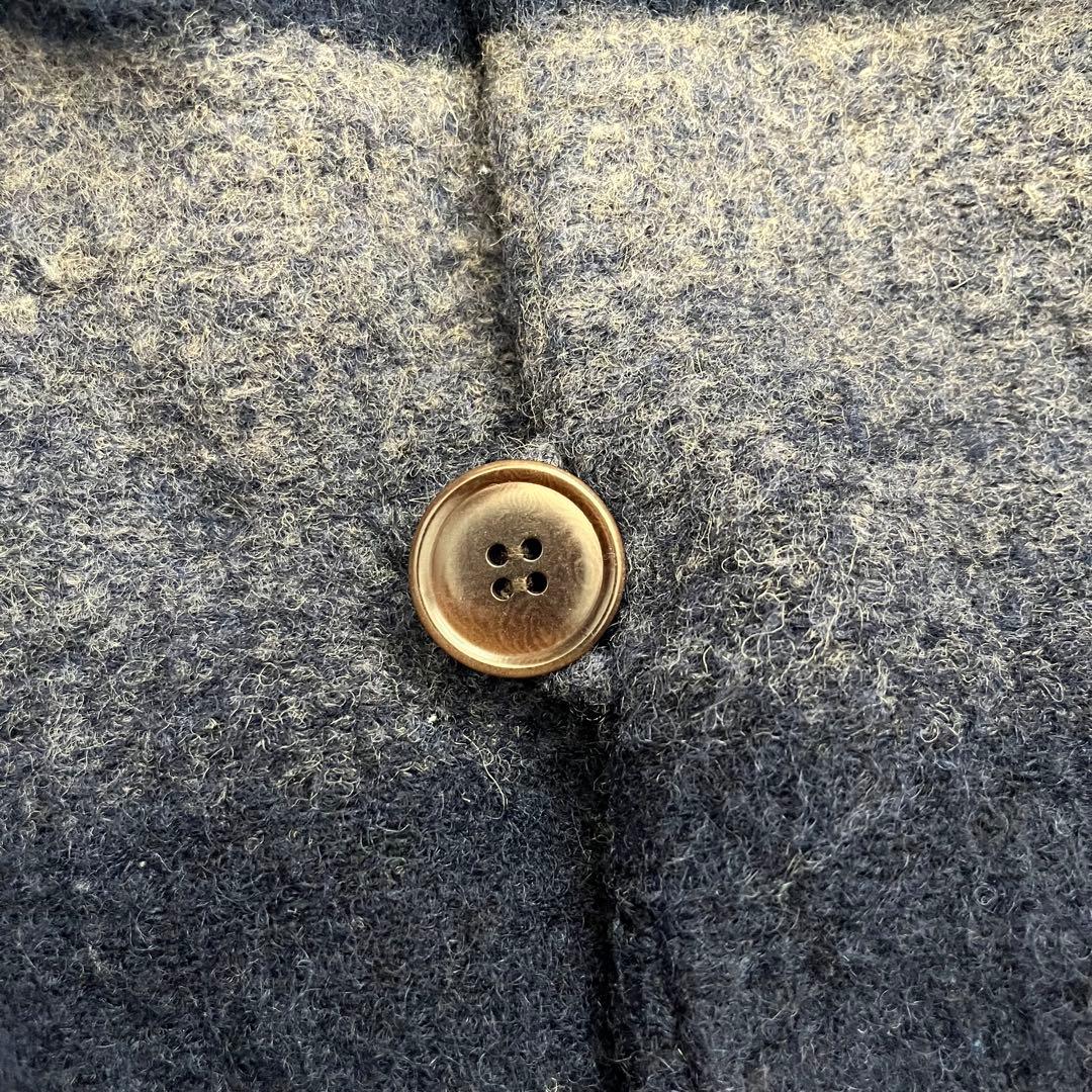 プランテーションplantationグラデーションウールコートボーダー