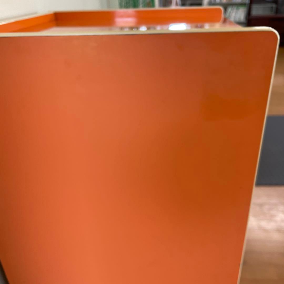 昭和レトロ　タンス　オレンジ　7段