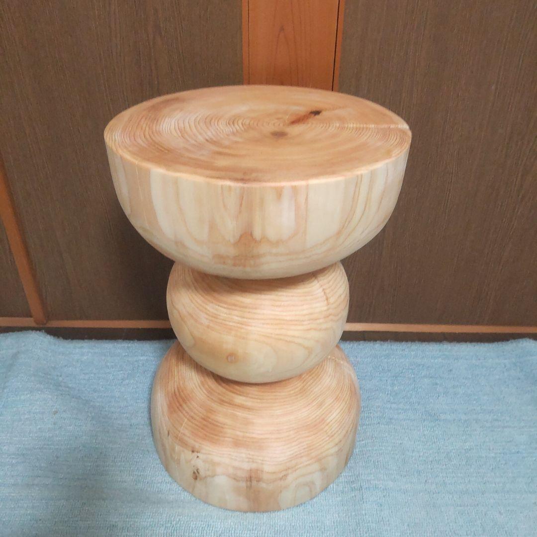 サンタナさん専用丸太椅子スツール