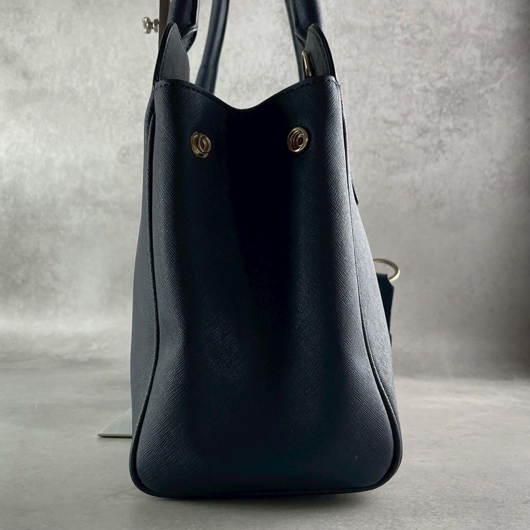 極美品✨A4可　アニエスベー 2way トートバッグ オールレザー 肩掛け