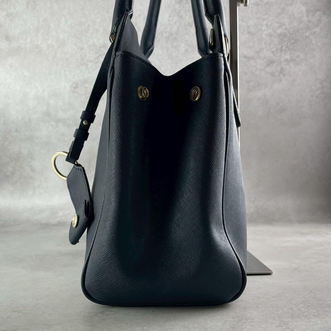 極美品✨A4可　アニエスベー 2way トートバッグ オールレザー 肩掛け