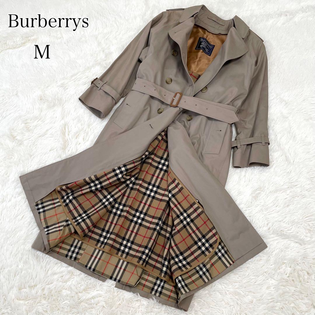 希少色✨バーバリーズ ロングトレンチコート ライナー付 ノバチェック グレージュ