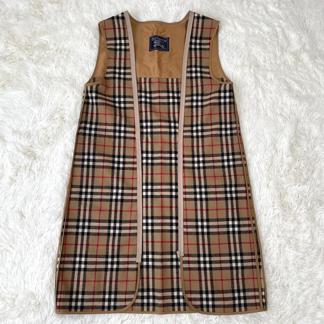 希少色✨バーバリーズ ロングトレンチコート ライナー付 ノバチェック グレージュ