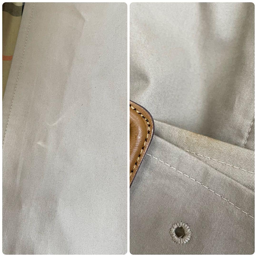 希少色✨バーバリーズ ロングトレンチコート ライナー付 ノバチェック グレージュ