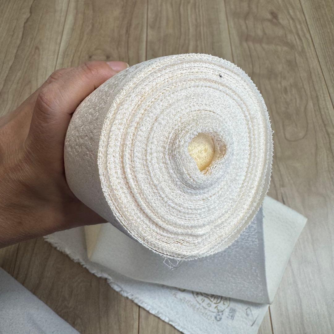 未使用品　丹後縮緬　丹後ちりめん　正絹　反物　着物　和装　白生地