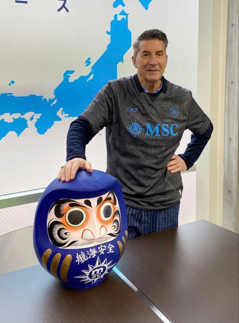 新品タグ付き 正規品 24/25 ナポリ EA7 3rd ユニフォームLサイズ