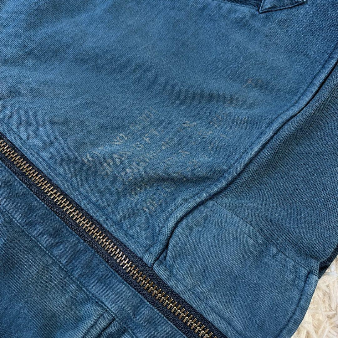 AVIREX 硫化染め フェード加工 USAAF 変形 ギミック パーカー