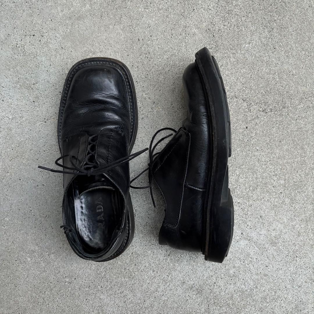 PRADA archive 1999fw スクエア　シューズ