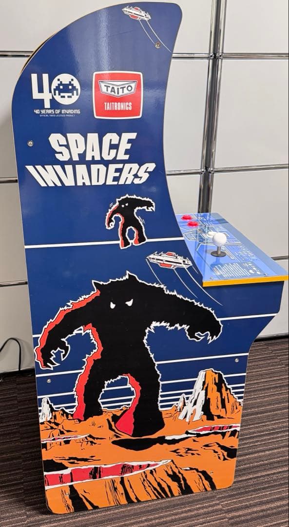 希少品ARCADE1UP スペースインベーダー 40周年記念モデルTAITO