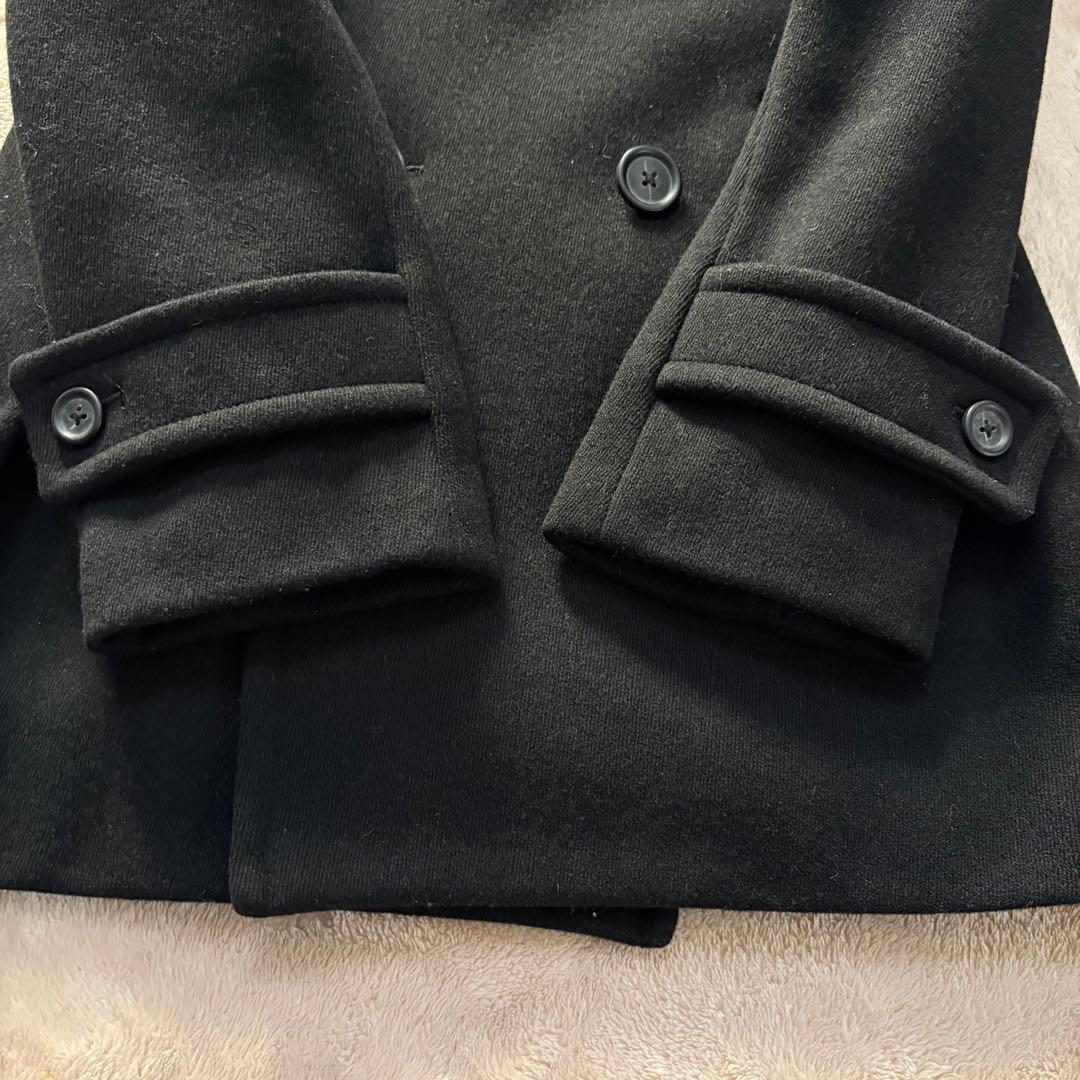 Ralph Lauren ラルフローレン Pコート ダブル L 黒 ウール