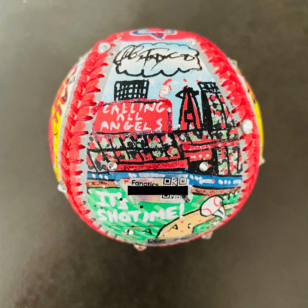 大谷翔平直筆サインボール×チャールズ・ファジーノ