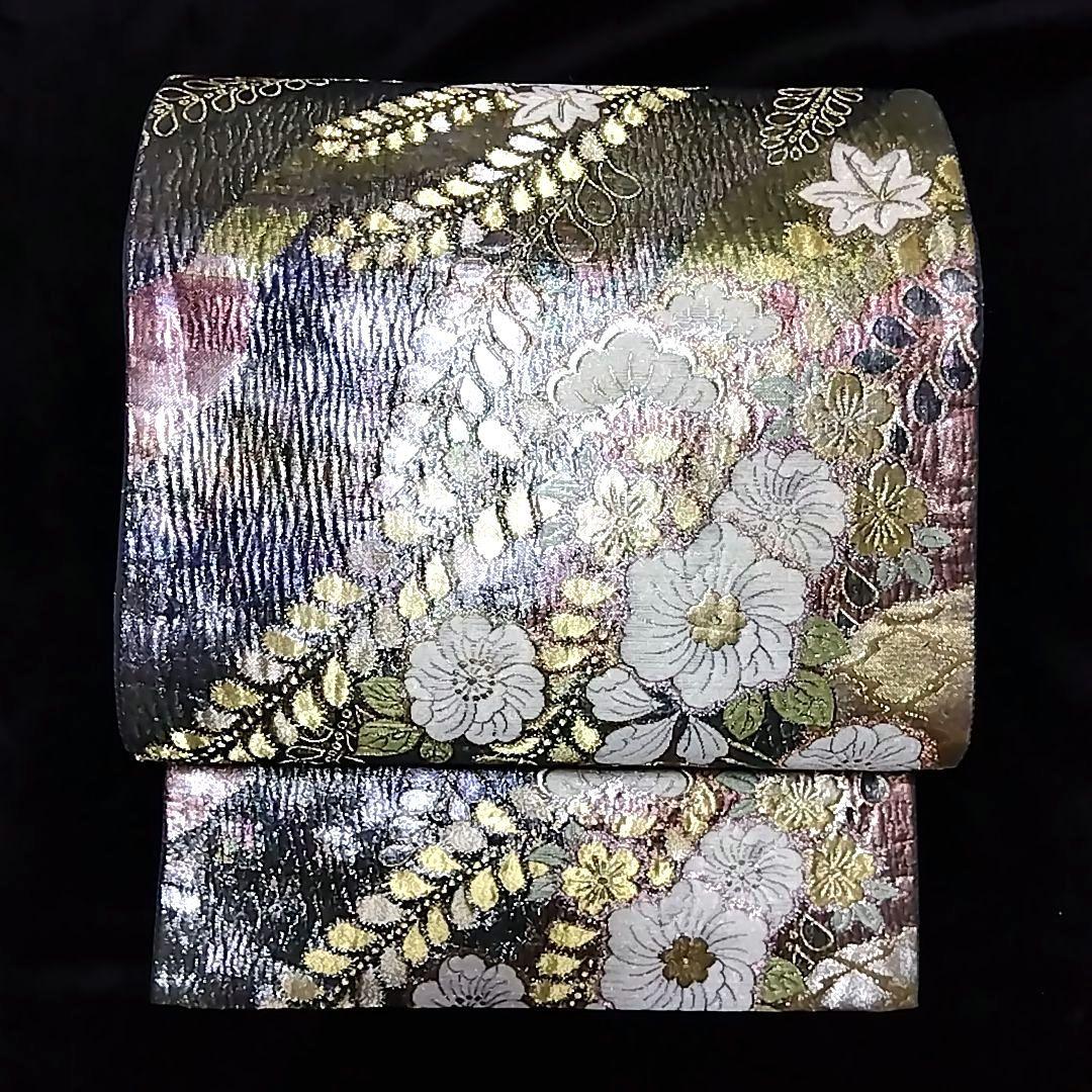 辻ヶ花 訪問着セット 辻が花 セット 袋帯 トールサイズ 紺 辻ケ花