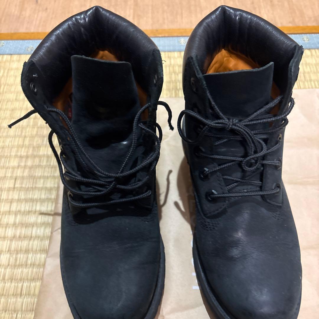 Timberland 8658A ブラックワークブーツ