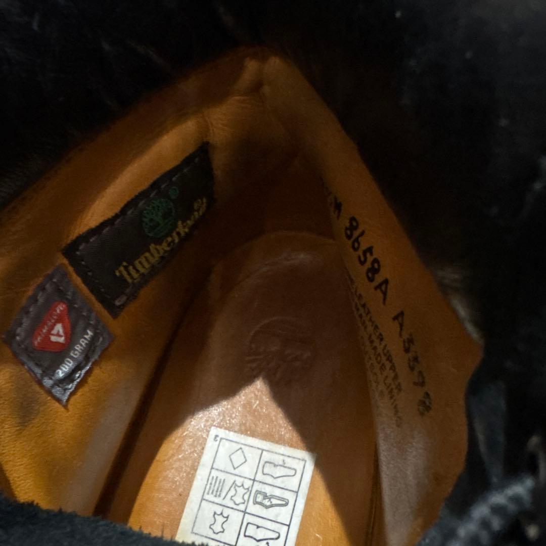 Timberland 8658A ブラックワークブーツ