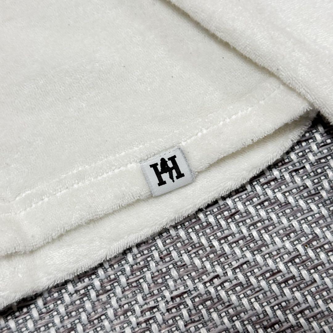 美品 ヒステリックグラマー KISS パイル地 ロンT ホワイト XS