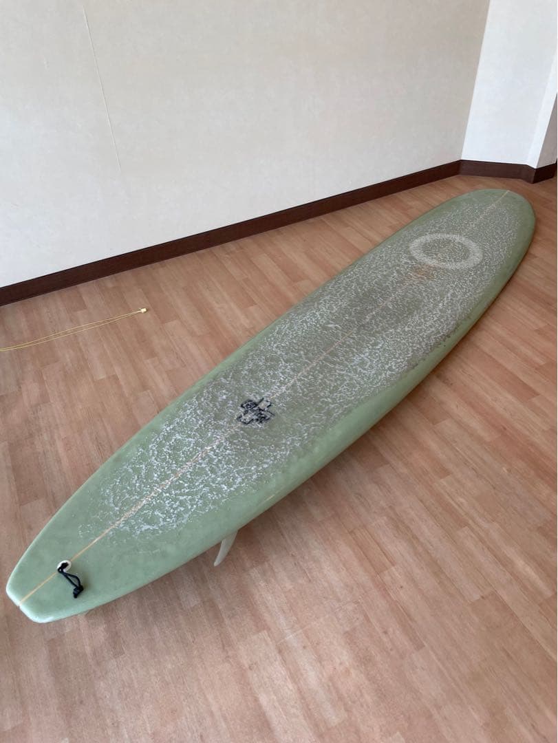 ロングボード サーフボード 緑 約270cm / 8.9