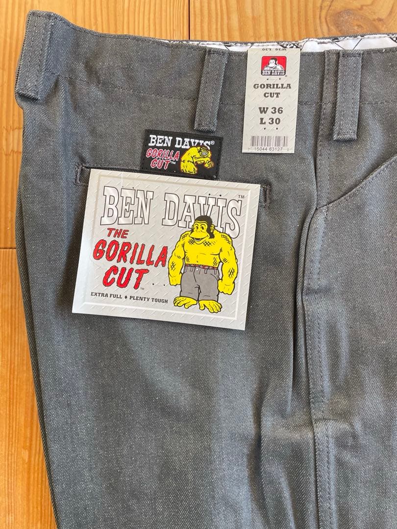 新品BEN DAVIS/ベンデイビス ゴリラカットCHデニム36
